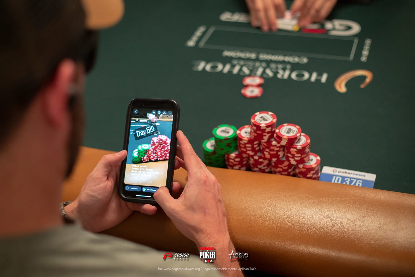 ¿Es un problema a erradicar dejarse una ficha atrás en la WSOP?