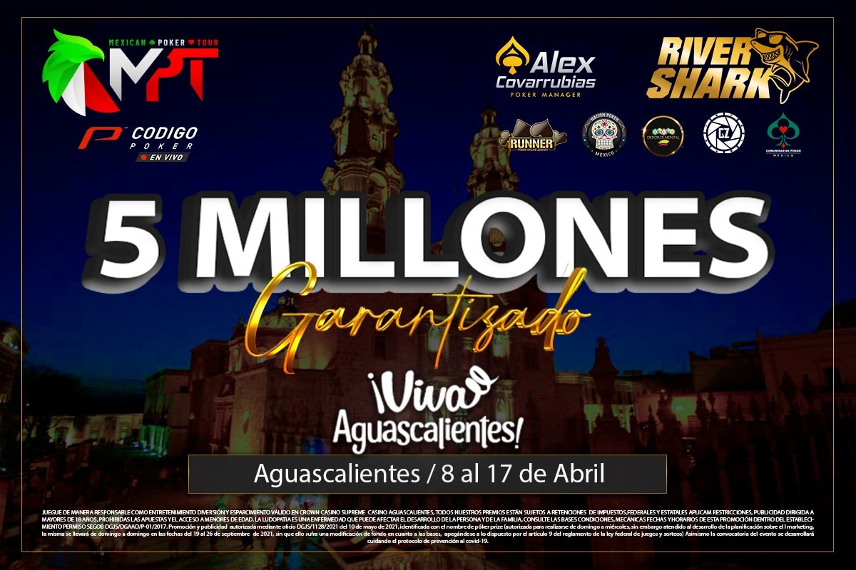 El Mexican Poker Tour repartirá 5M en Aguascalientes
