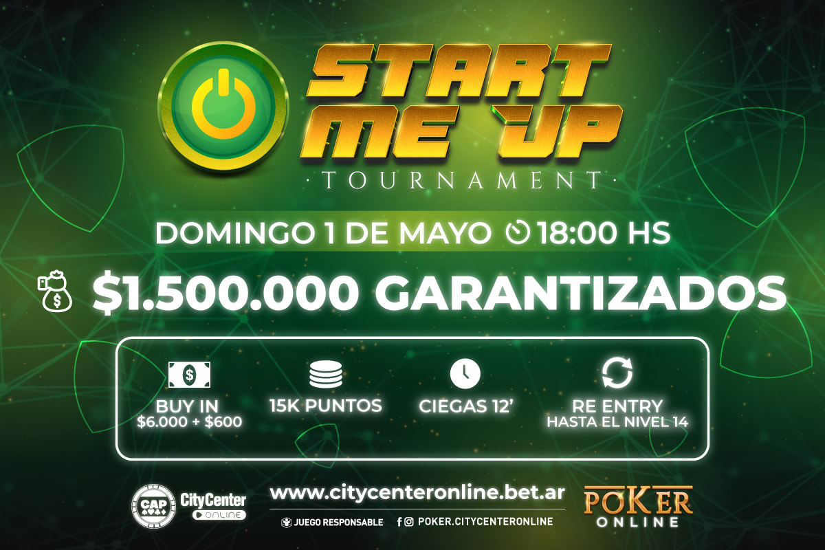 Llega Start Me Up, el torneo inaugural del City Center Online