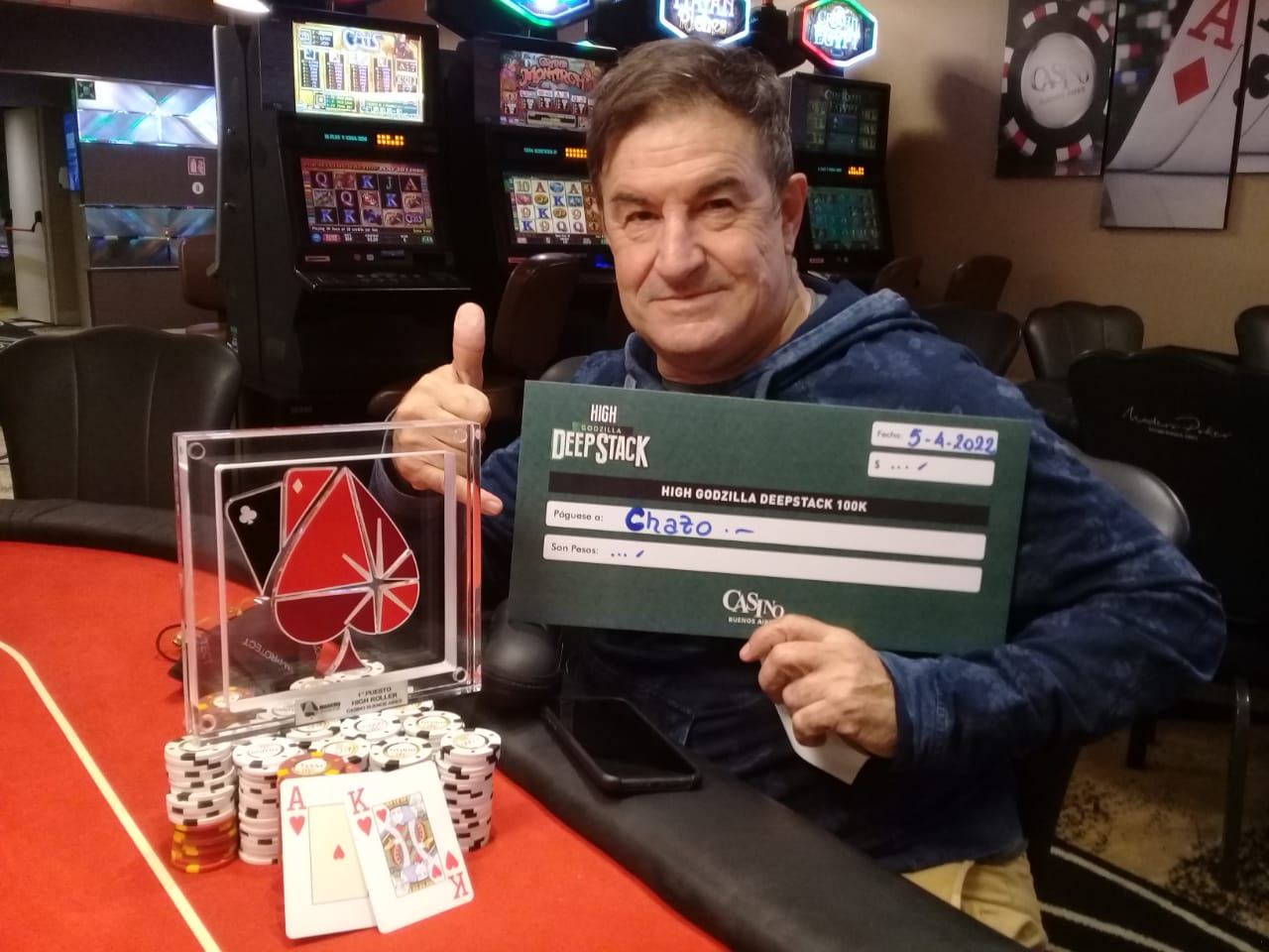 Varni se cargó el millonario High Godzilla 100K