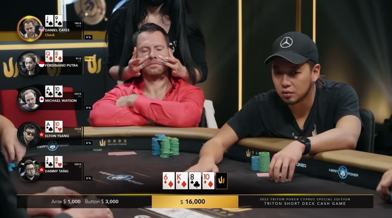 El final del Short Deck Cash es infartante