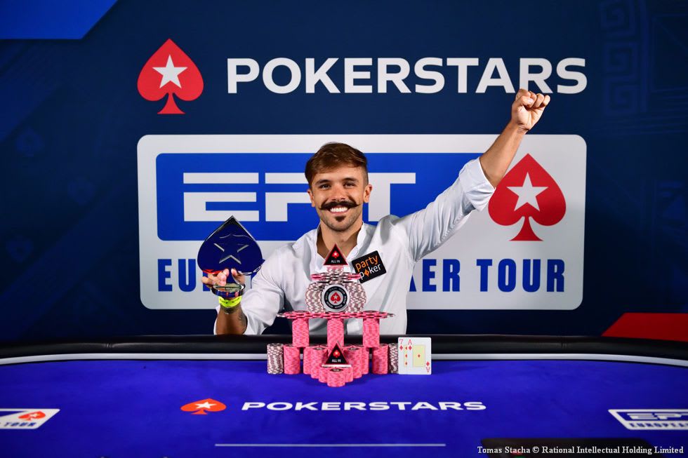 Yuri Dzivielevski ganó a lo grande en el EPT Montecarlo
