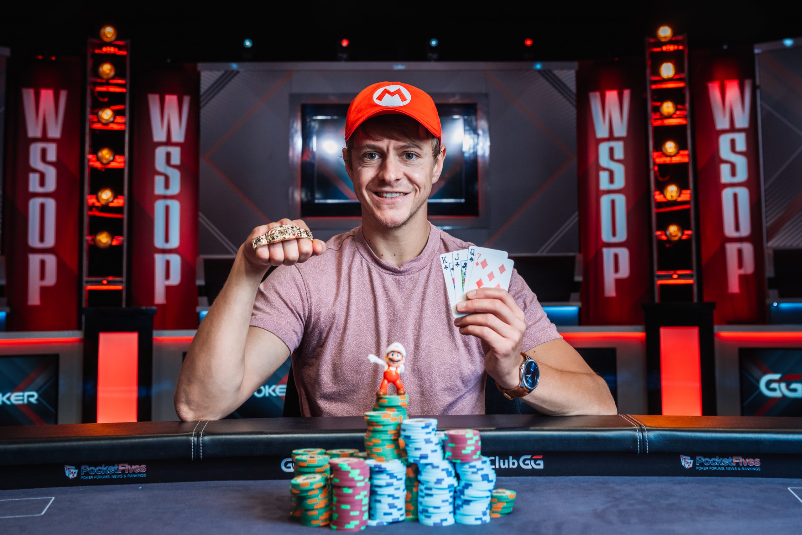 Viajó a la WSOP a jugar tres torneos: ganó uno y salió segundo en otro