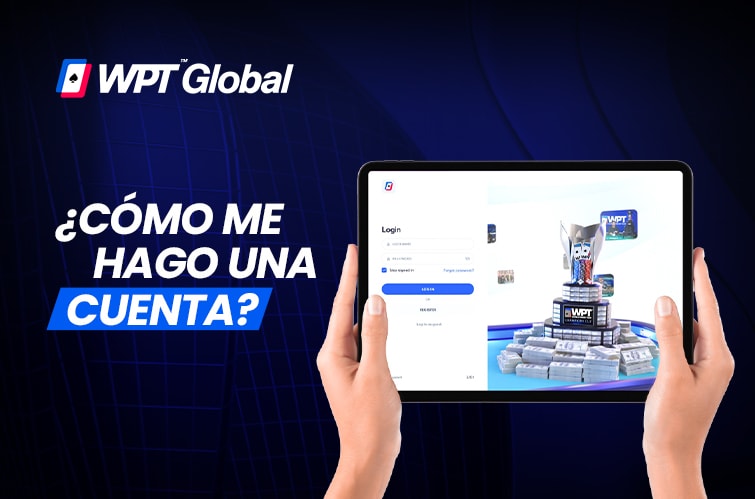 ¿Cómo me hago una cuenta en WPT Global?