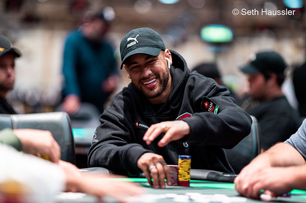 Neymar ya está en Las Vegas jugando la WSOP