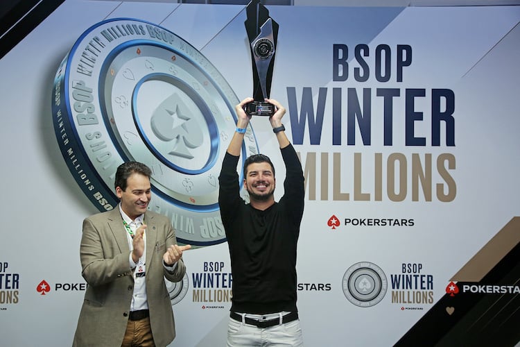 Medeiros ganó el Main Event del BSOP Winter Millions