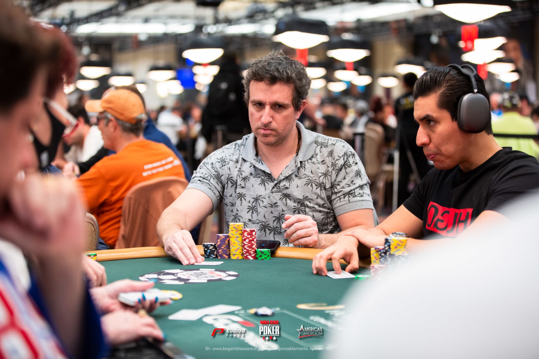 Gasparini lidera a la Armada Latina en el Día 3 del Main Event