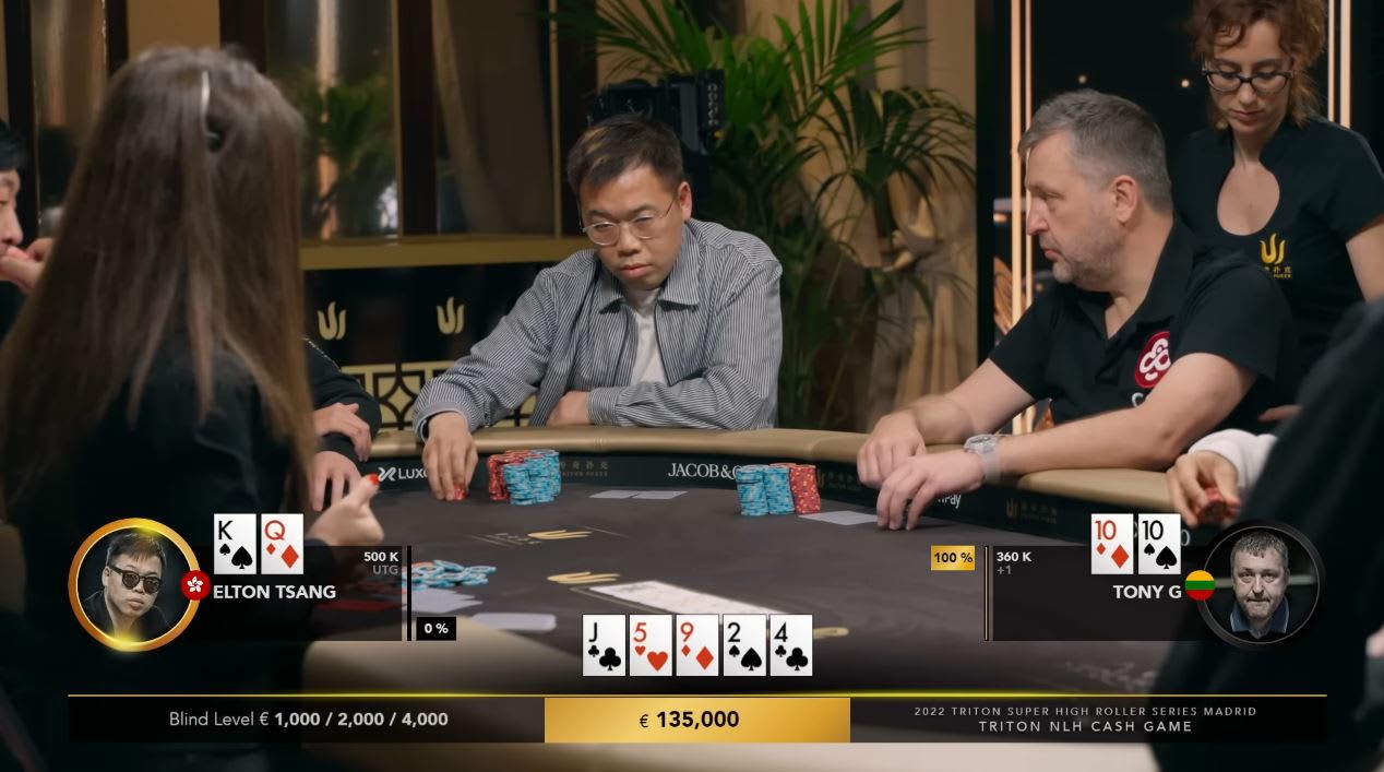 El cash game de la Triton Series se está saliendo de control