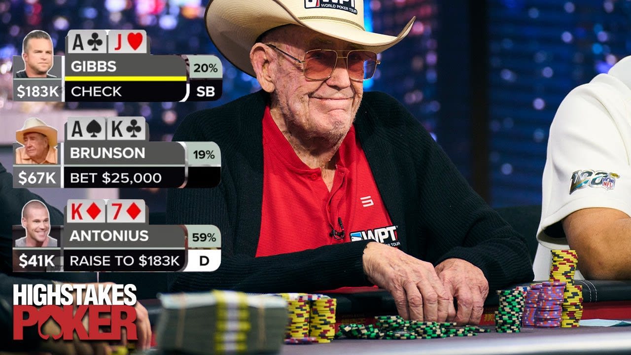 Doyle Brunson y una encrucijada vs. Antonius