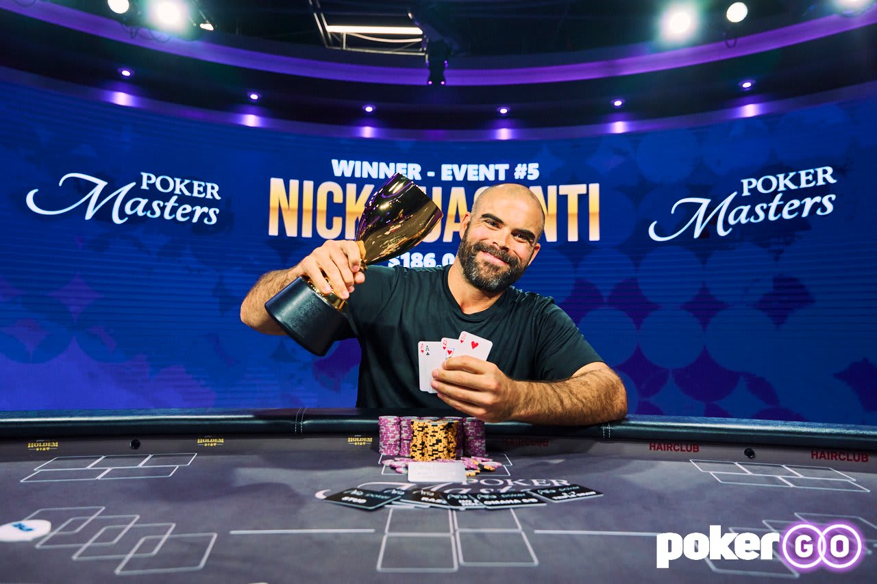 Nick Guagenti dominó los 8 juegos del Poker Masters