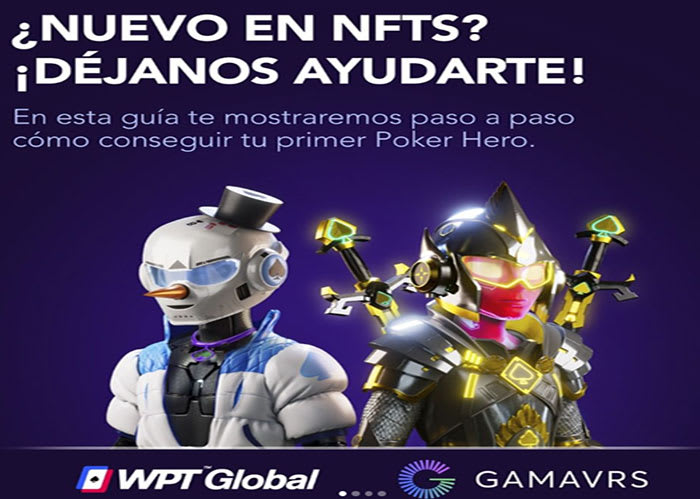 WPT Global explica como obter NFTs da sala