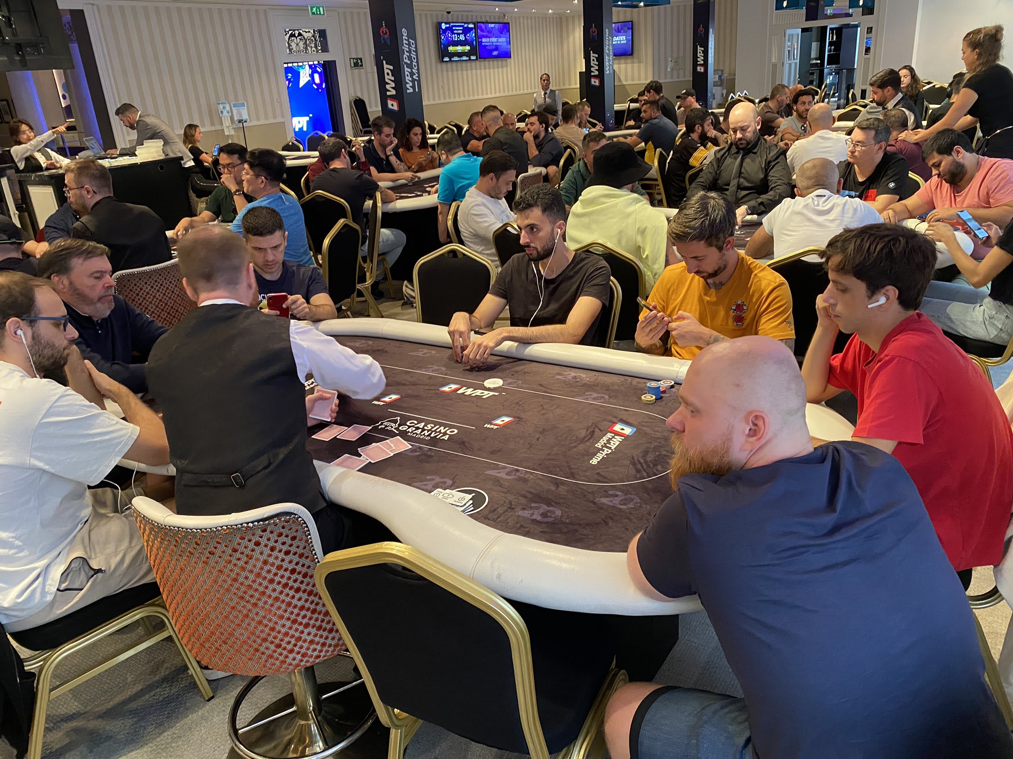 Comienza el Main Event del WPT Prime en Madrid