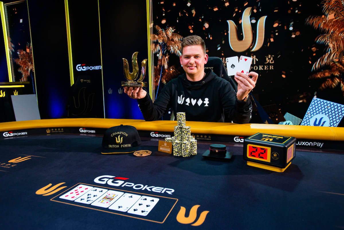 Pieter Aerts, de burbuja a campeón de la Triton Series