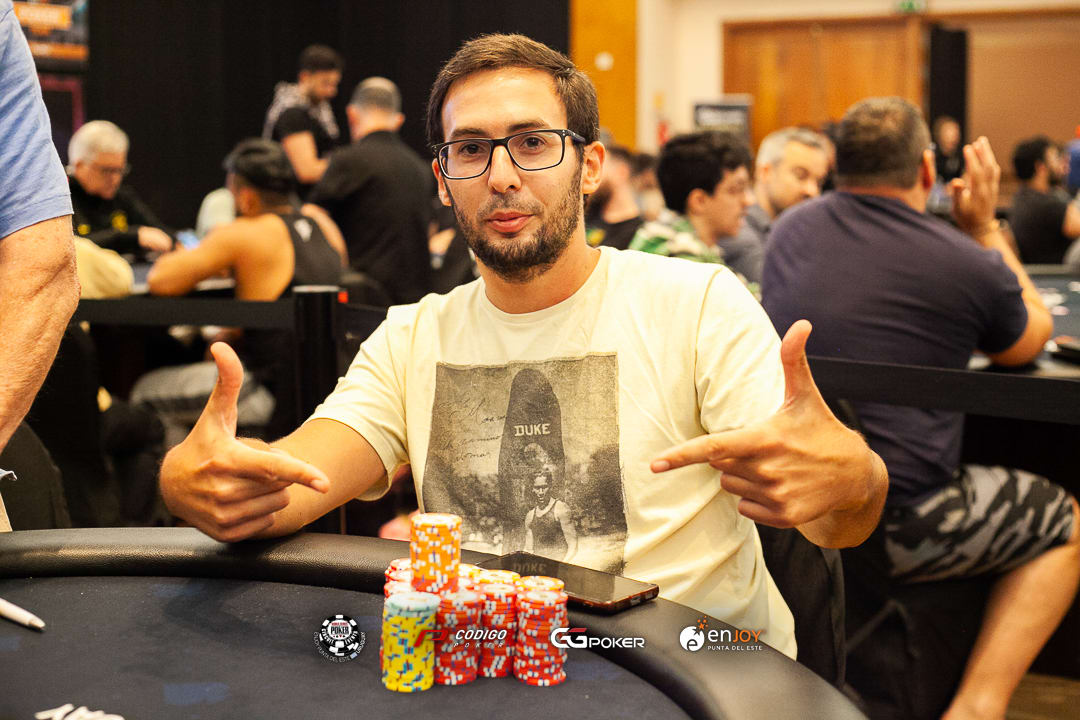 Repetto lideró el Día 2 del Main Event de la WSOP Uruguay