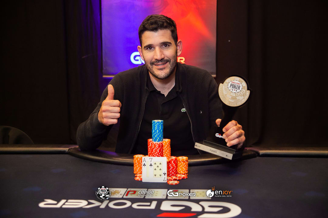 Rubén González se llevó el Turbo de la WSOP Uruguay