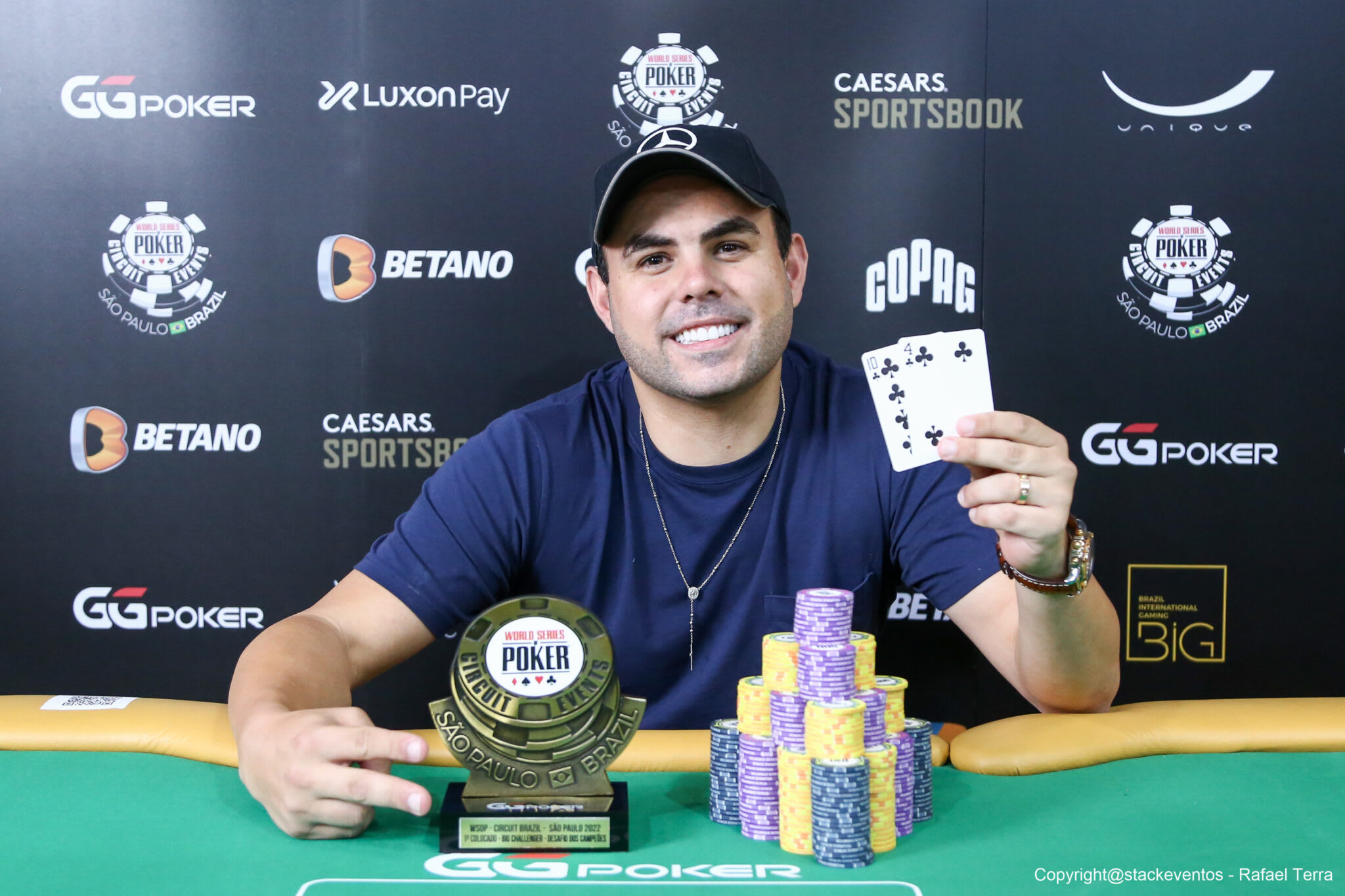 Gonçalves, campeón de campeones de la WSOP Brasil