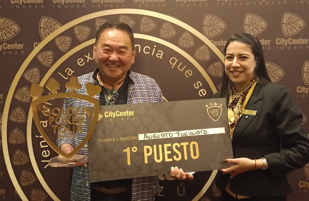 Augusto Fugiwara se quedó con el Golden Poker Tour
