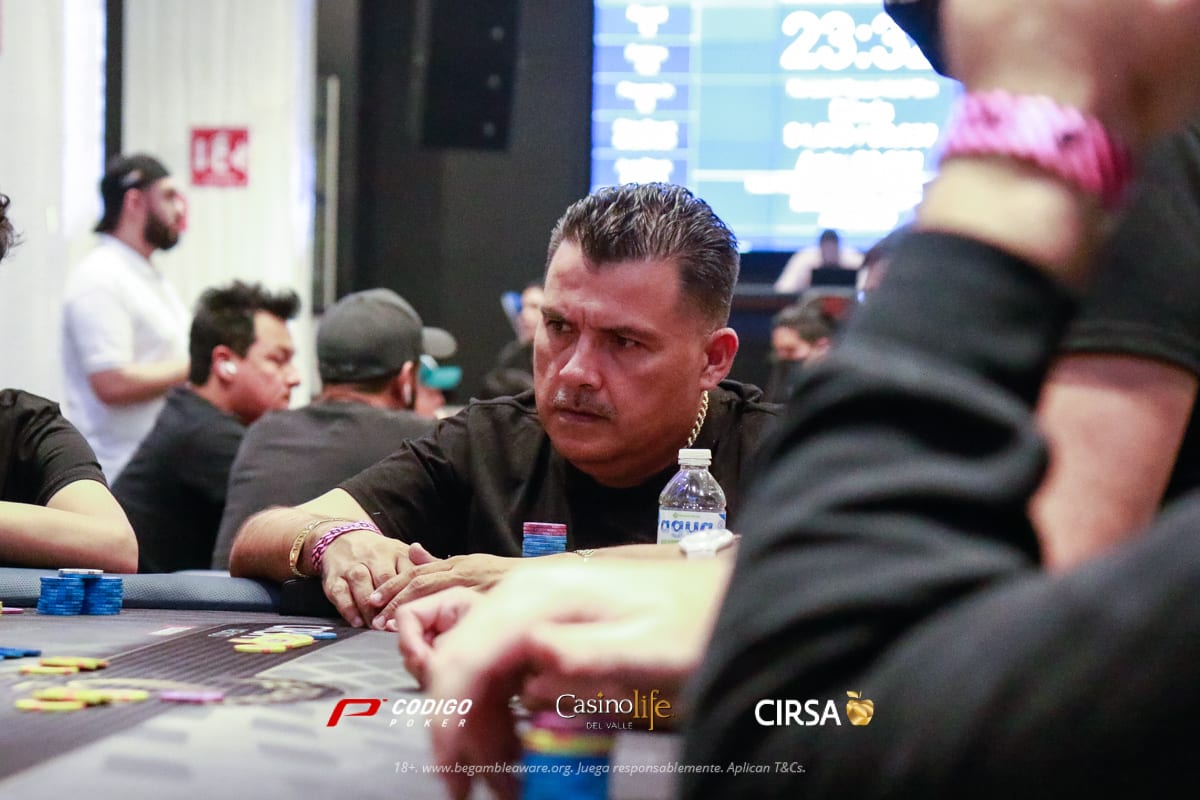 Mayorquín terminó como líder de cara al Final Day del Main Event
