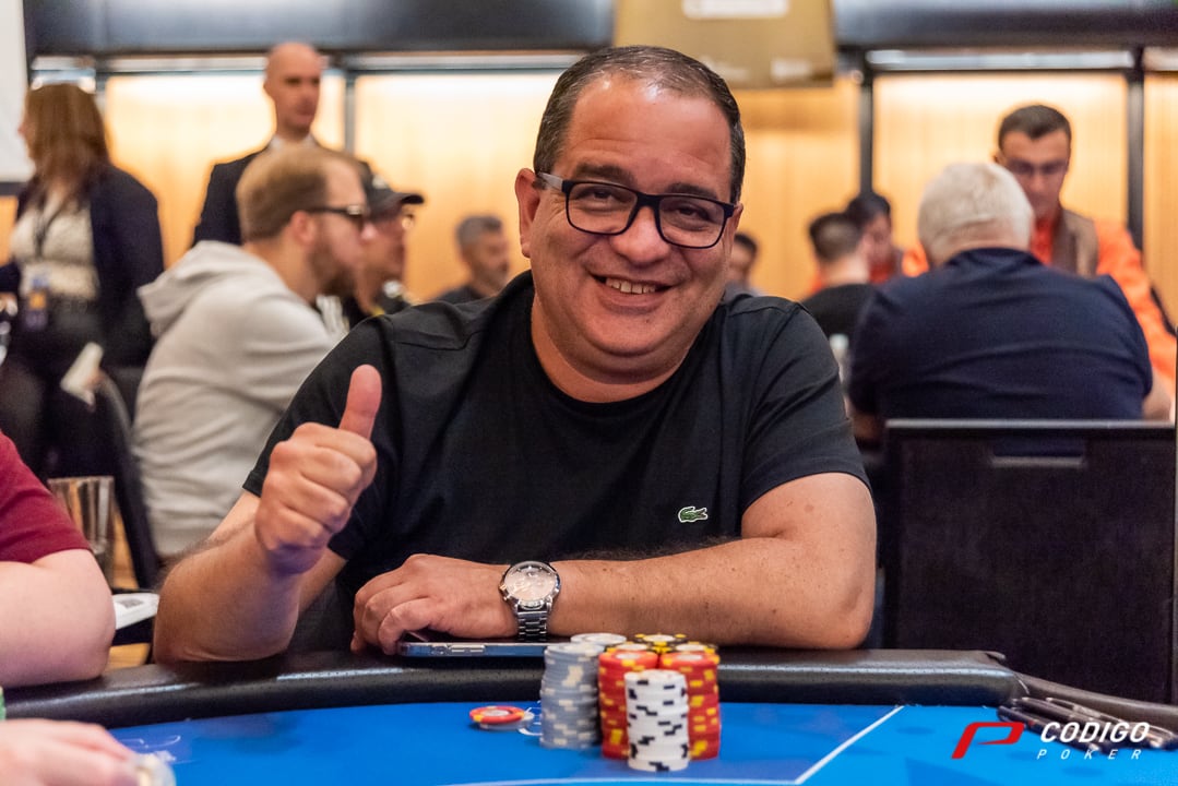 Ricardo Barrionuevo largará en la cima del Día 2 del Main Event