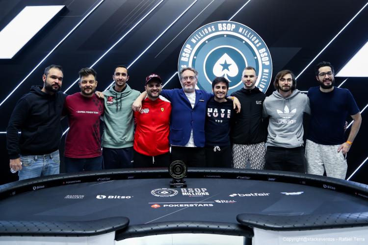 BSOP MILLIONS: Sam Grafton lidera mesa ultra estrelada do SHR