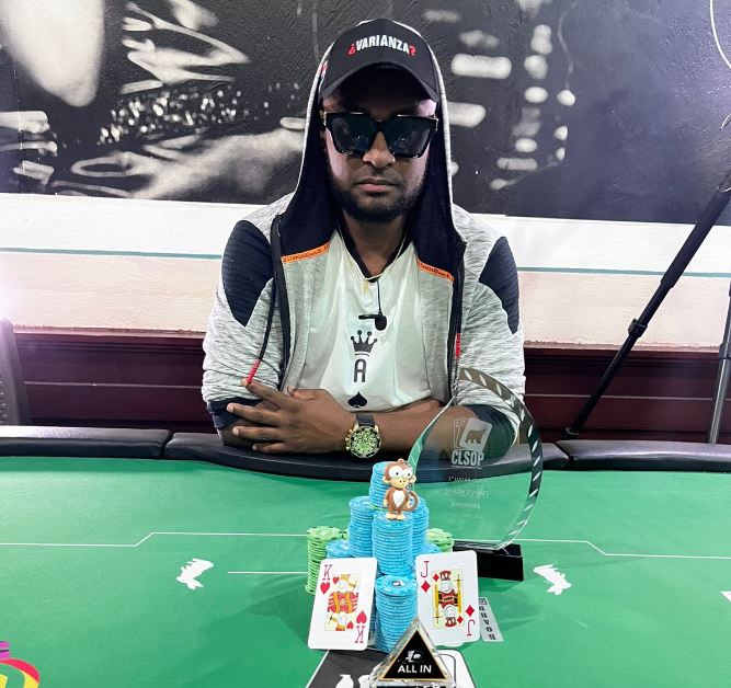 Alex Varianza dejó el Main Event del CLSOP en casa