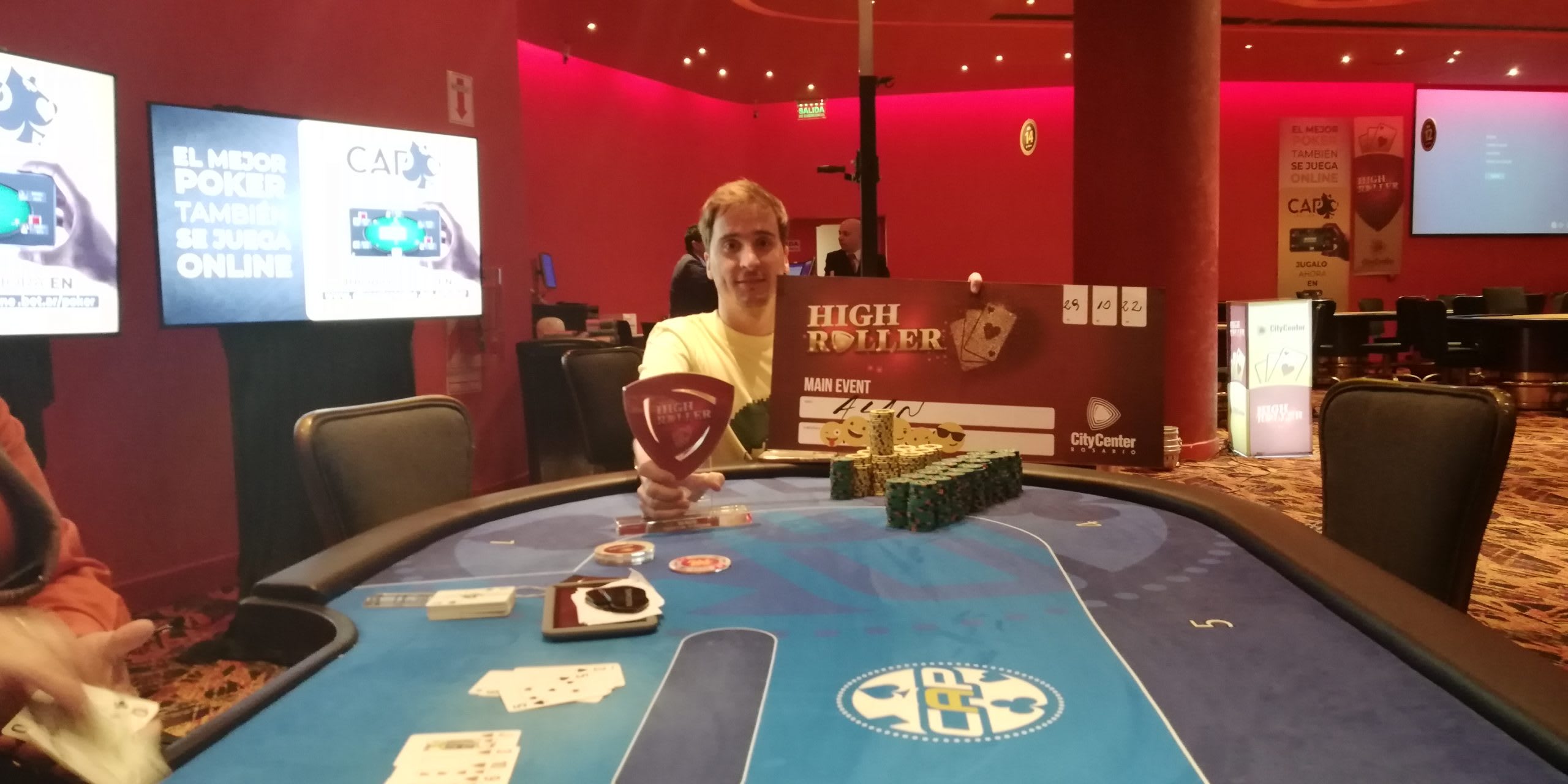 Raymundo ganó un High Roller rosarino y millonario