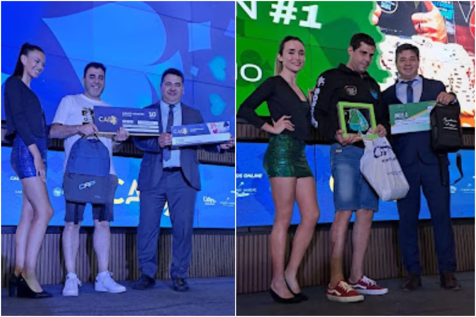 Los mejores del año tuvieron su premio en Madero Poker