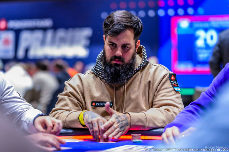 Papo MC tuvo un gran día y lidera en el EPT Praga