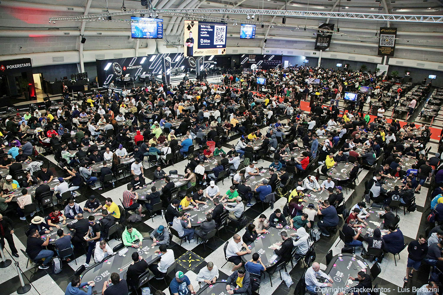 Los impactantes números récord del BSOP Millions