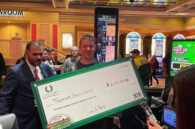 Un poker pro ganó US$6.4 millones con un jackpot en Las Vegas