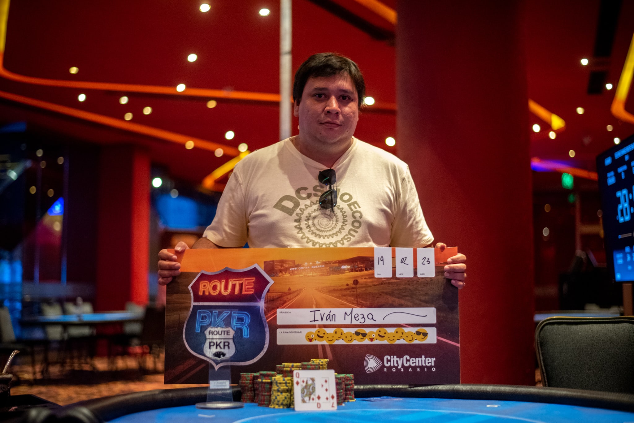 El Route Poker puso todo sobre la Meza en Rosario