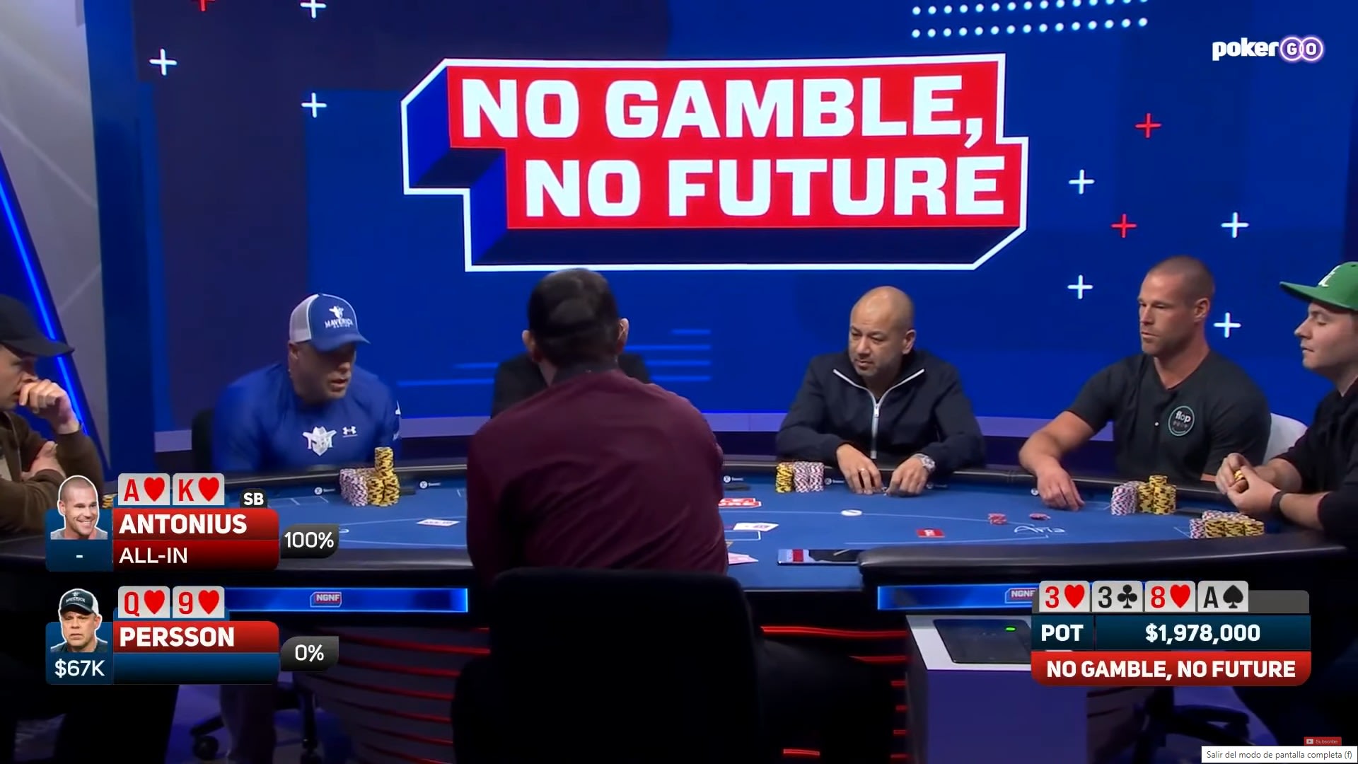 [VIDEO] Antonius ganó un pozo histórico de casi US$2 millones