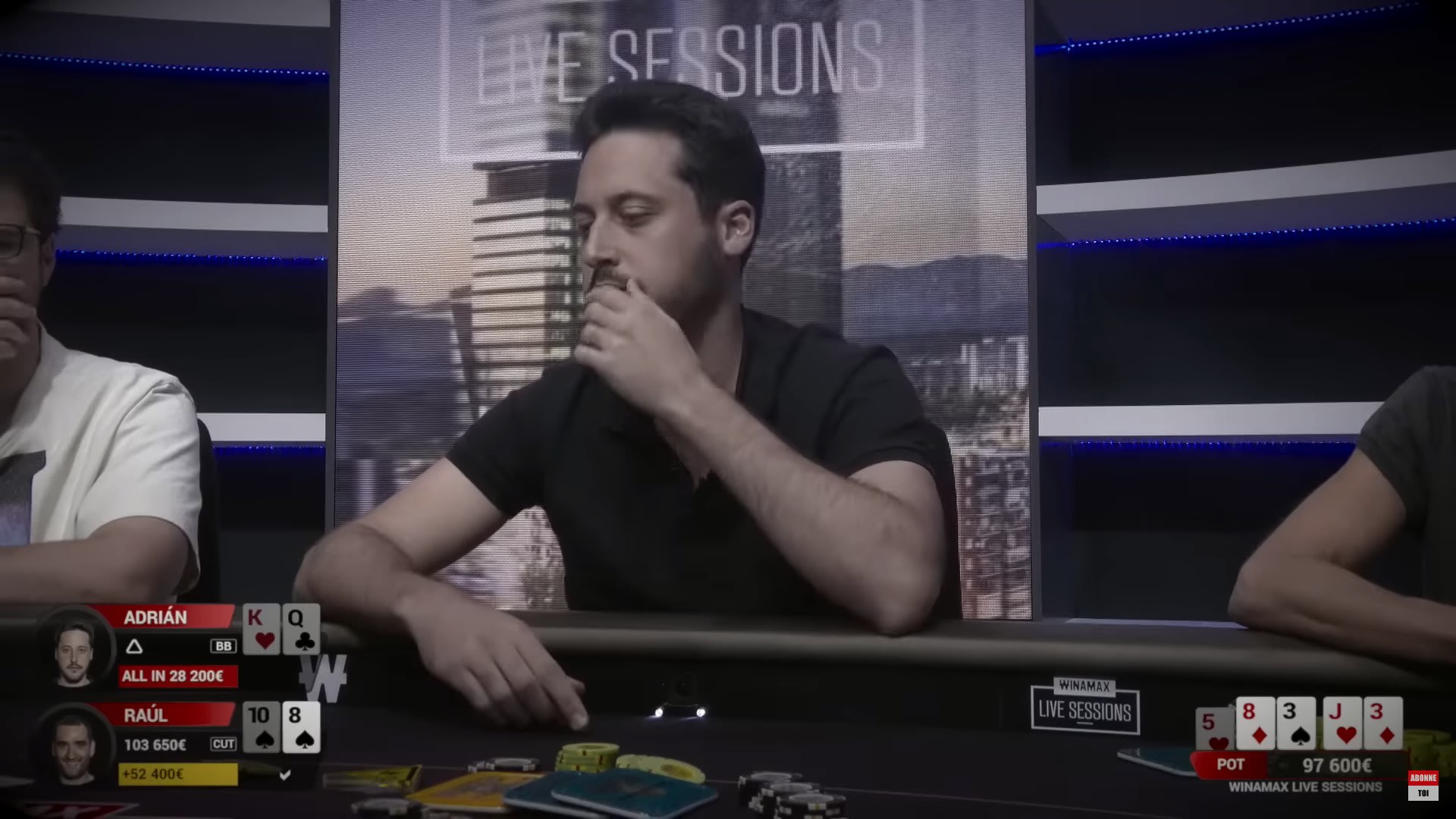 [VIDEO] Mestre le caza un increíble bluff a Mateos por €100K