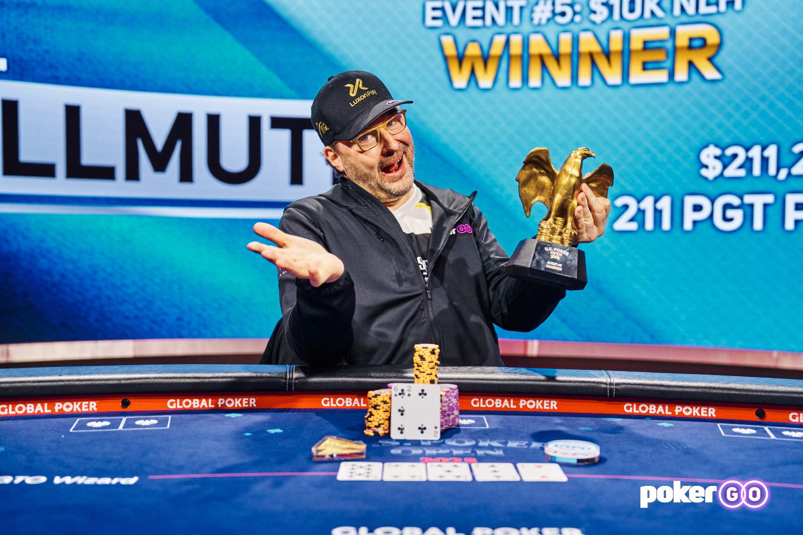 [VIDEO] Hellmuth ganó su primer US Poker Open con escalera color
