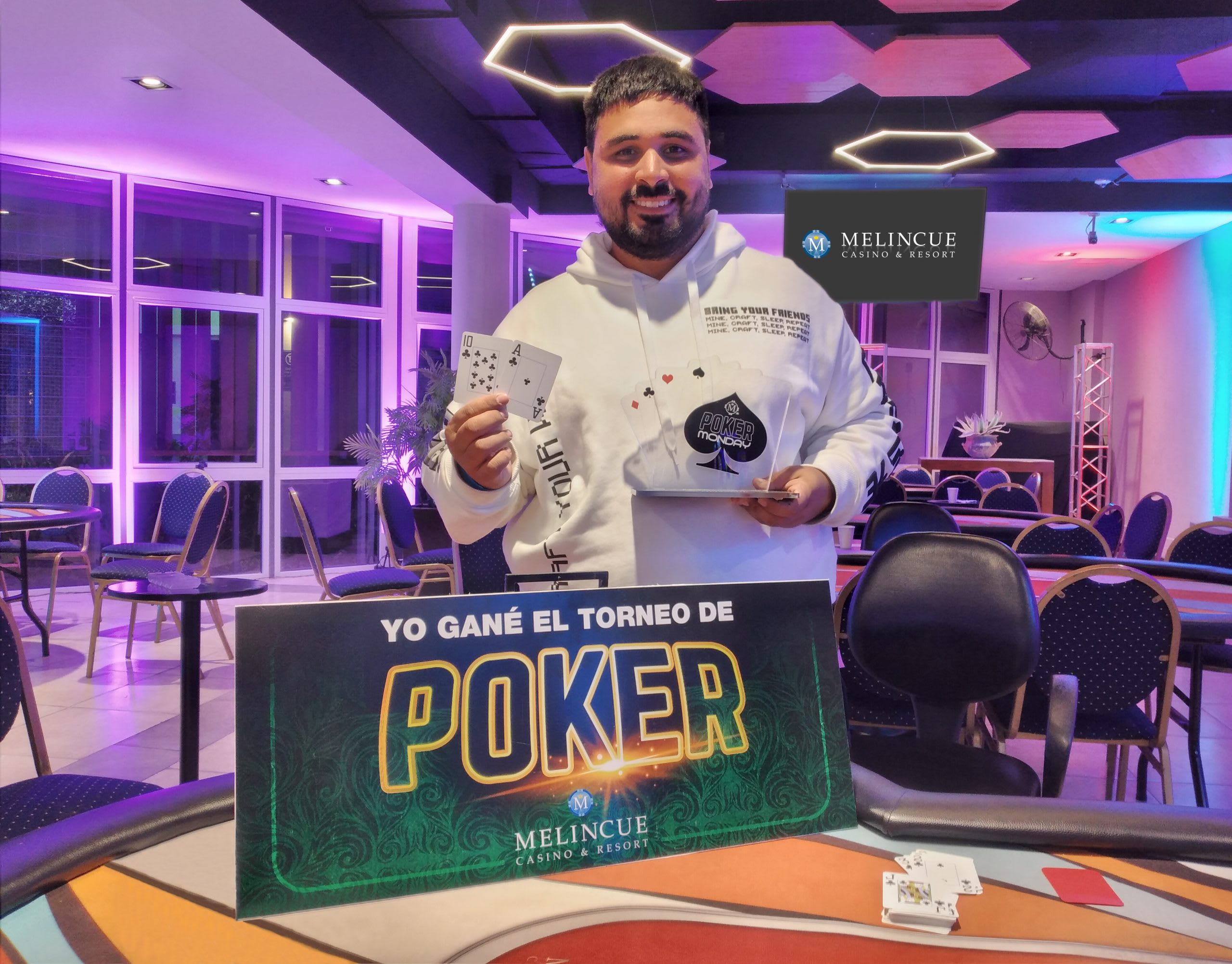Cepeda se llevó el Poker Monday en Melincué Casino & Resort