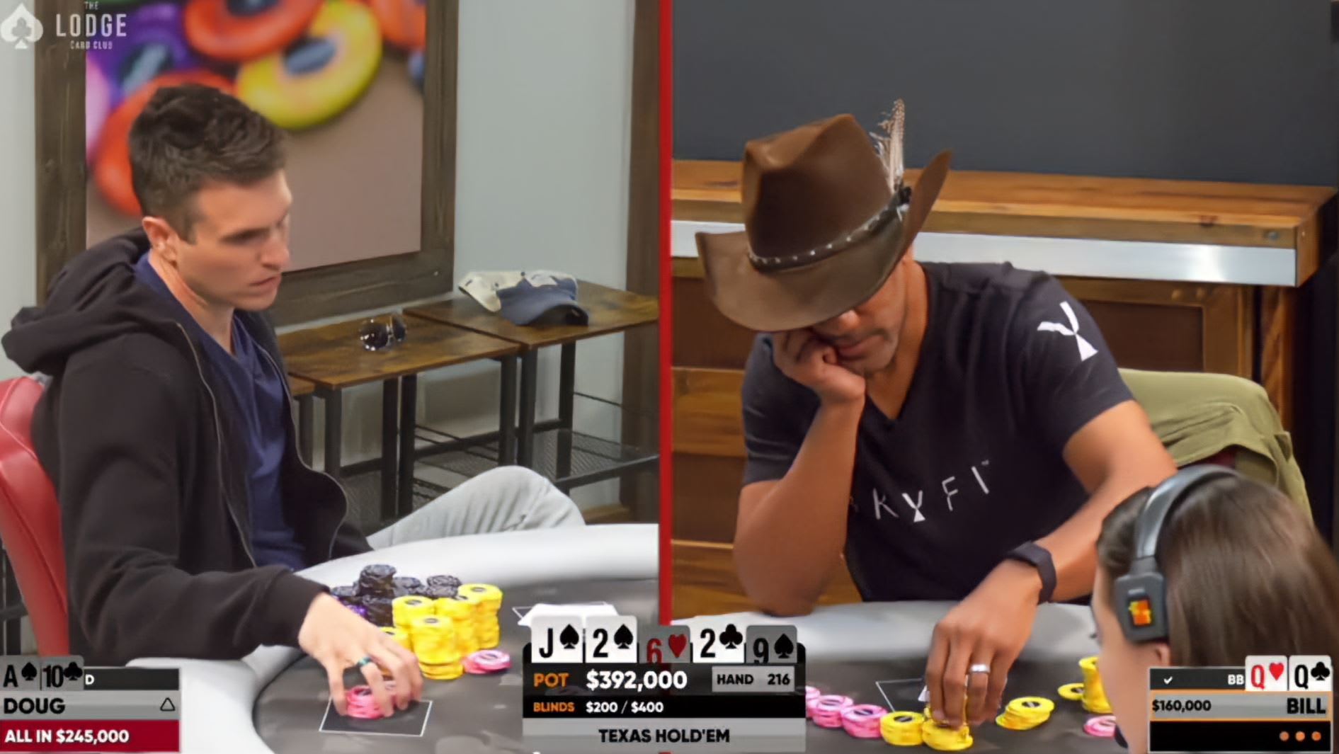 Doug Polk perdió el pozo más grande de su propia sala