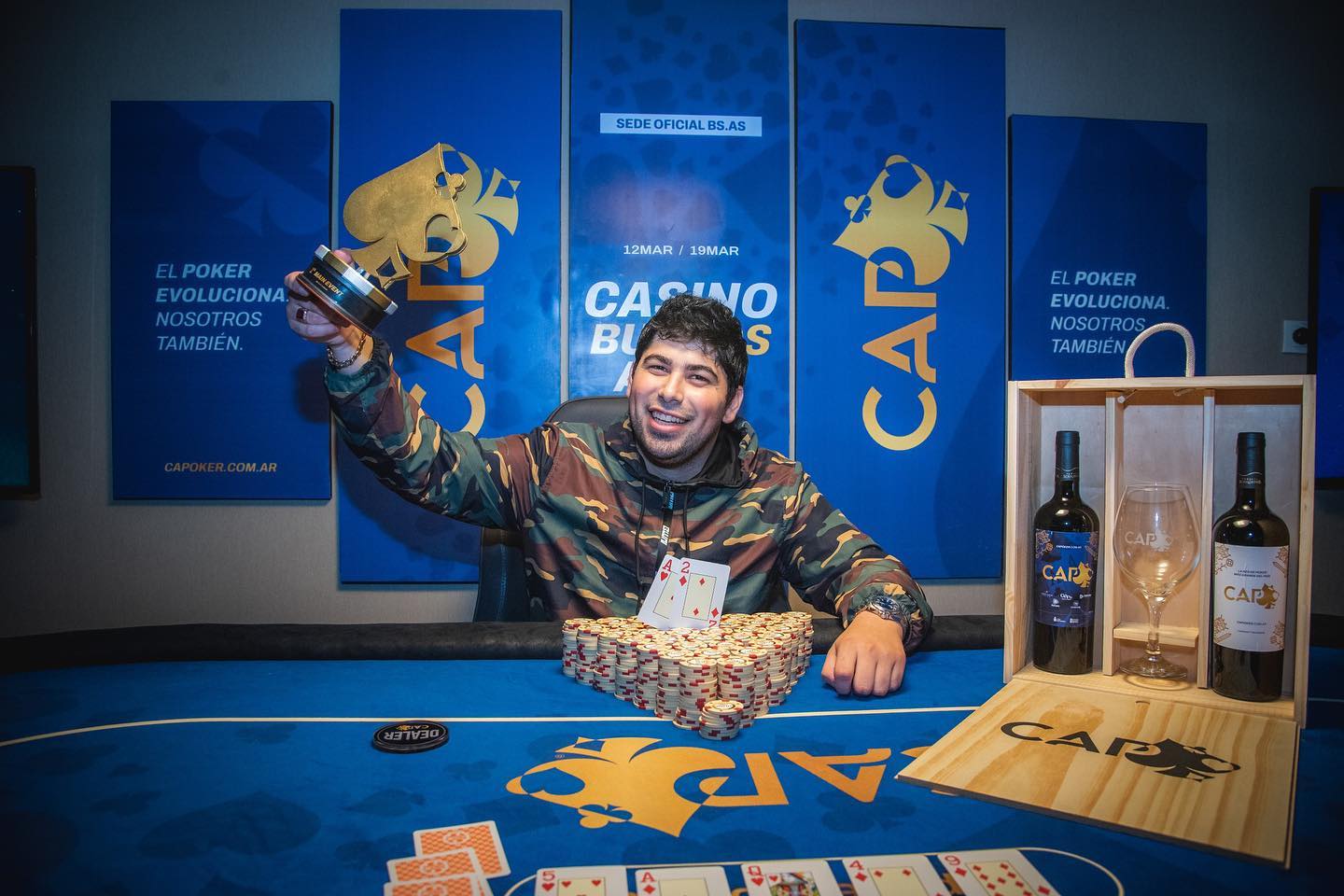 Claudio Fernández se llevó el Main Event del CAP Buenos Aires