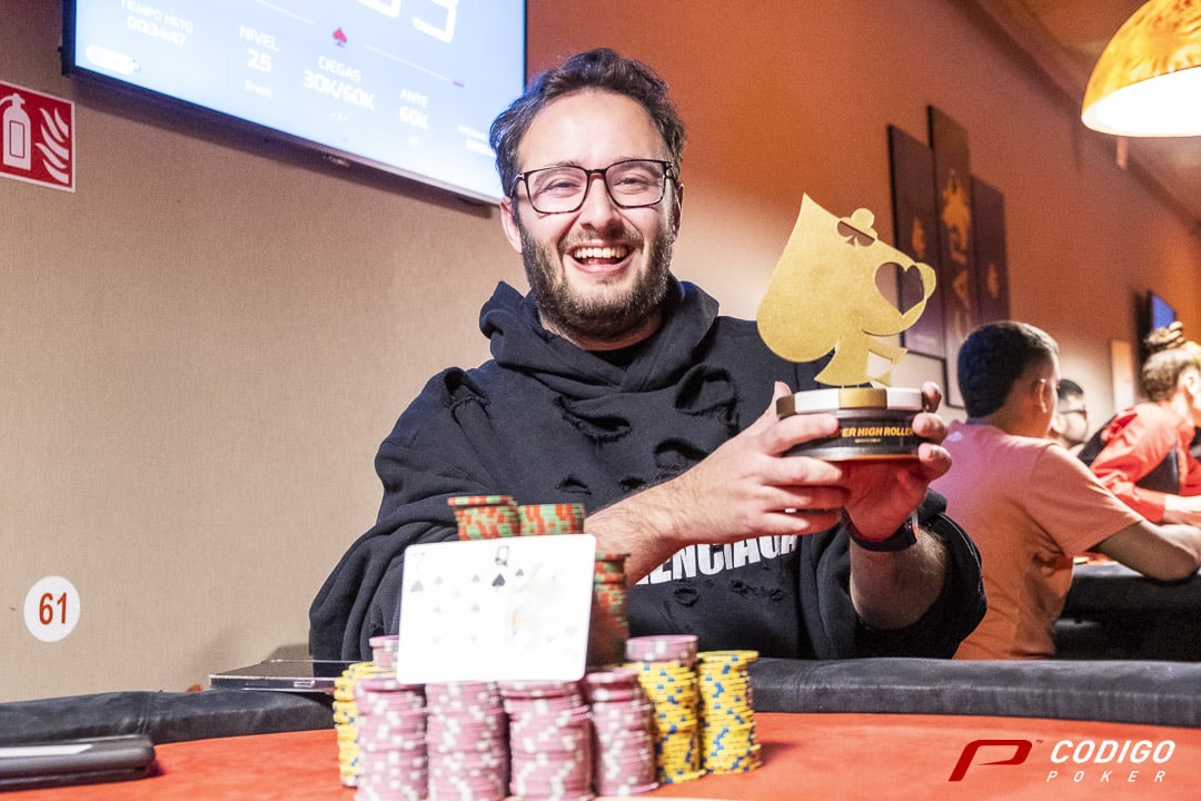 Chervin se quedó con el primer Super High Roller del año