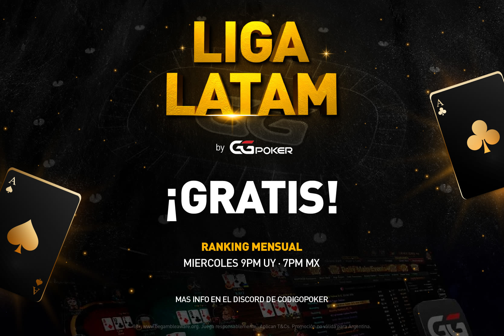 Se juega la nueva fecha la Liga Latam de GGPoker