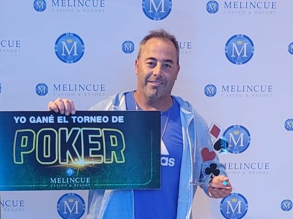 Miretto se quedó con el Poker Monday de Melincué Casino &#038; Resort