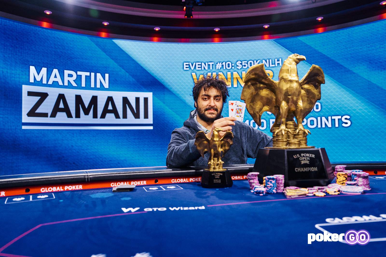 [VIDEO] Zamani ganó el Main Event y el ranking del US Poker Open