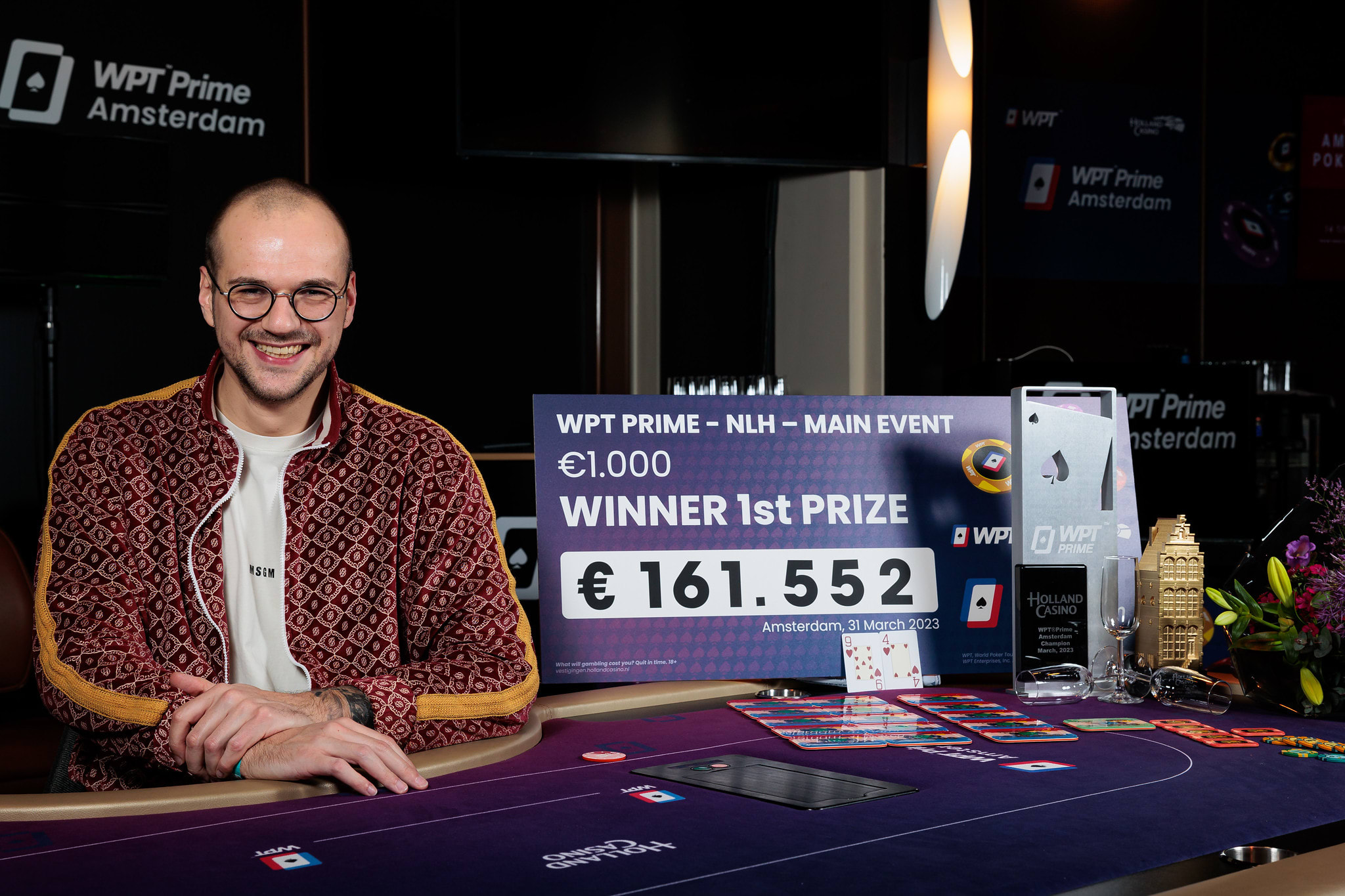 Hollederer es el nuevo campeón del WPT Prime