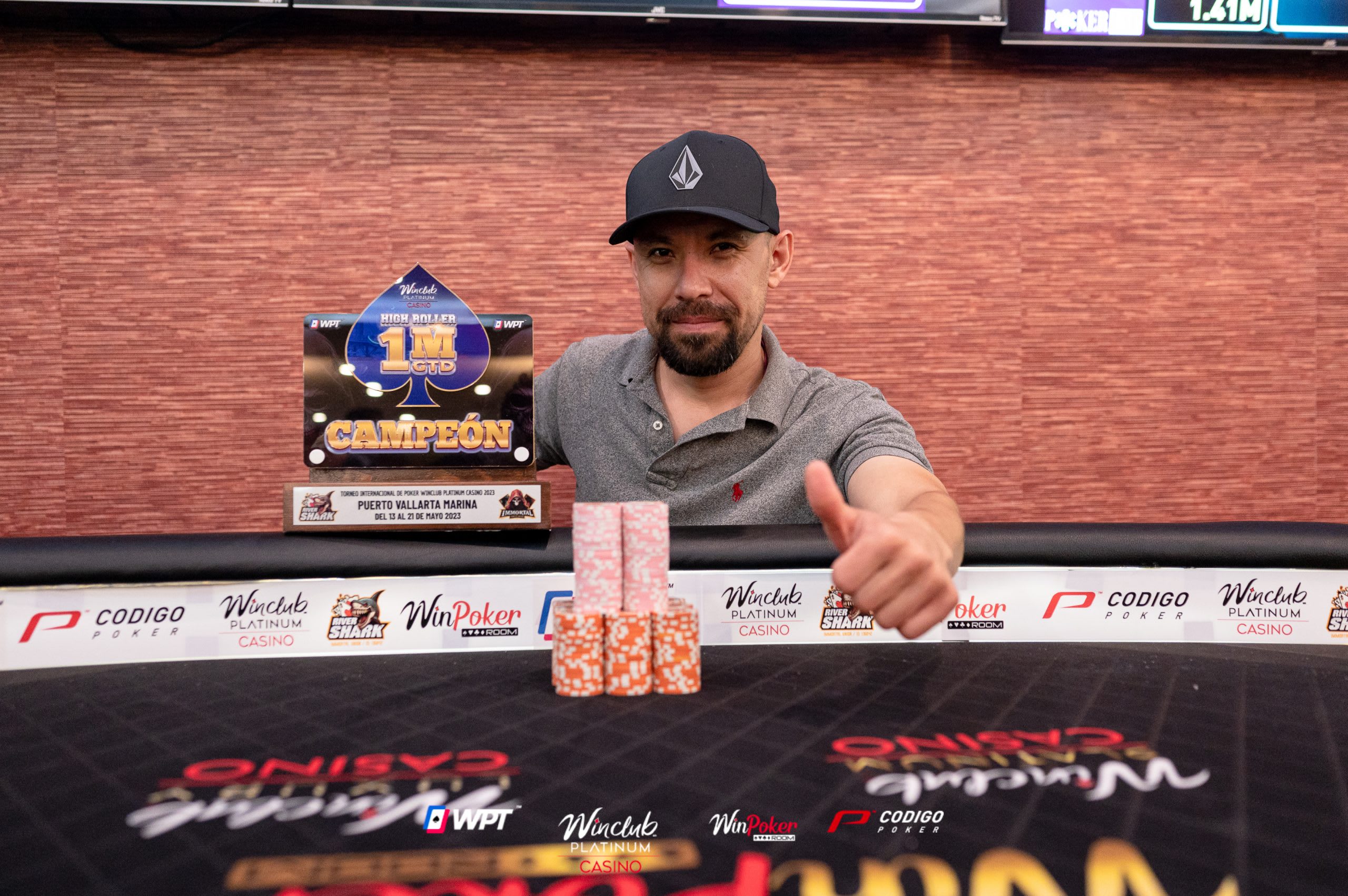 Cordero se coronó en el High Roller de Vallarta