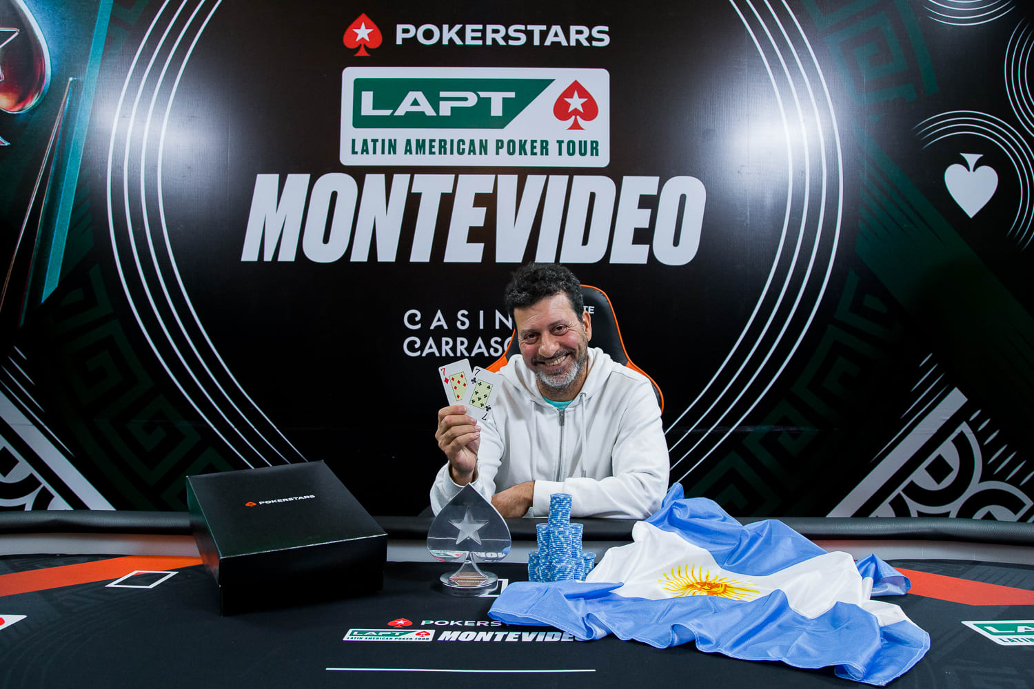 ¡Campeón! Fernando Romano se llevó una pica del LAPT Montevideo