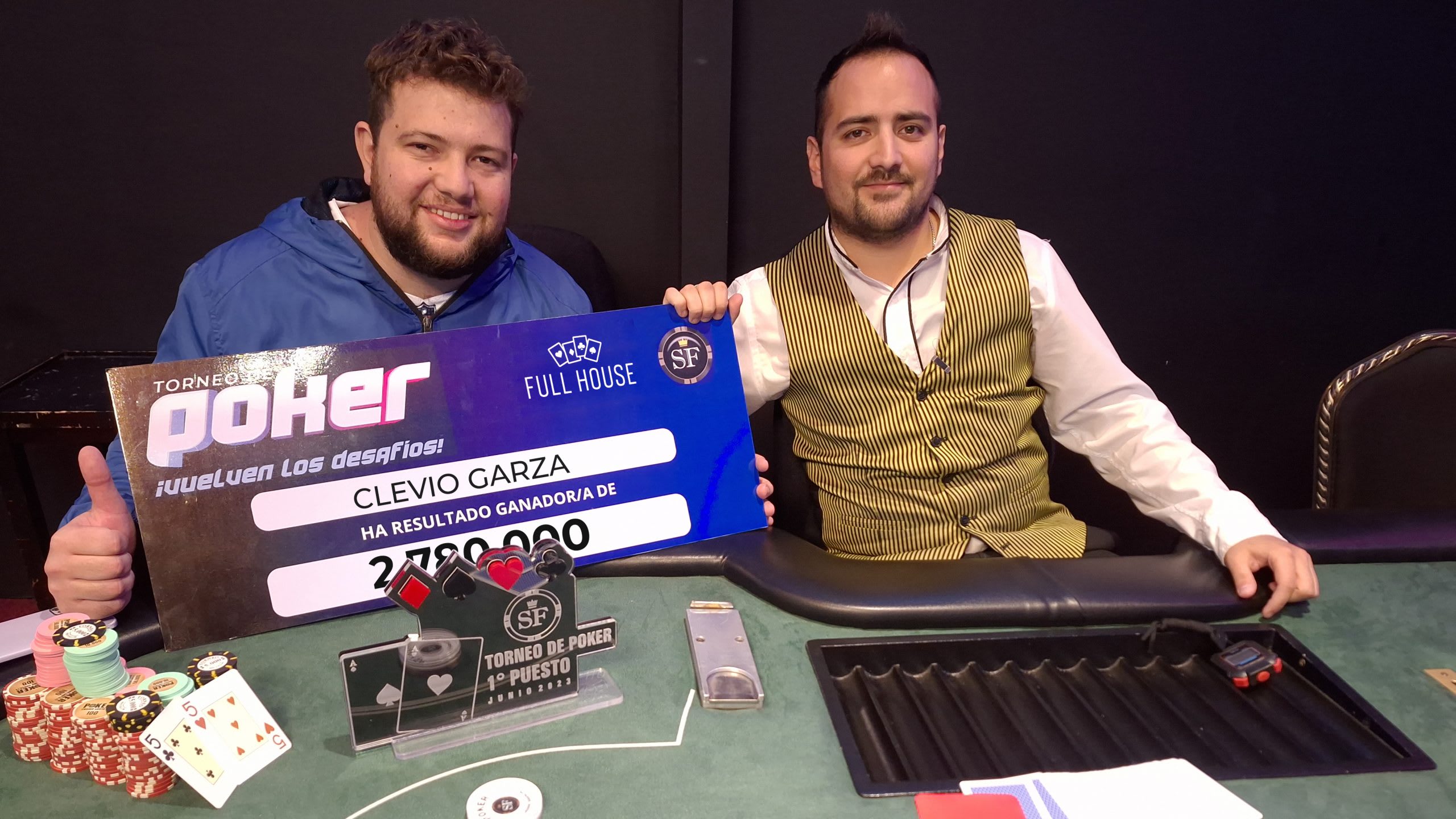 Clevio Garza se llevó el primer torneo de Casino Santa Fe