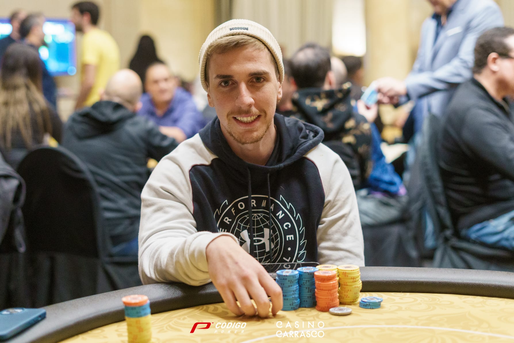Matías Scaffo lidera el Carrasco Super High Roller
