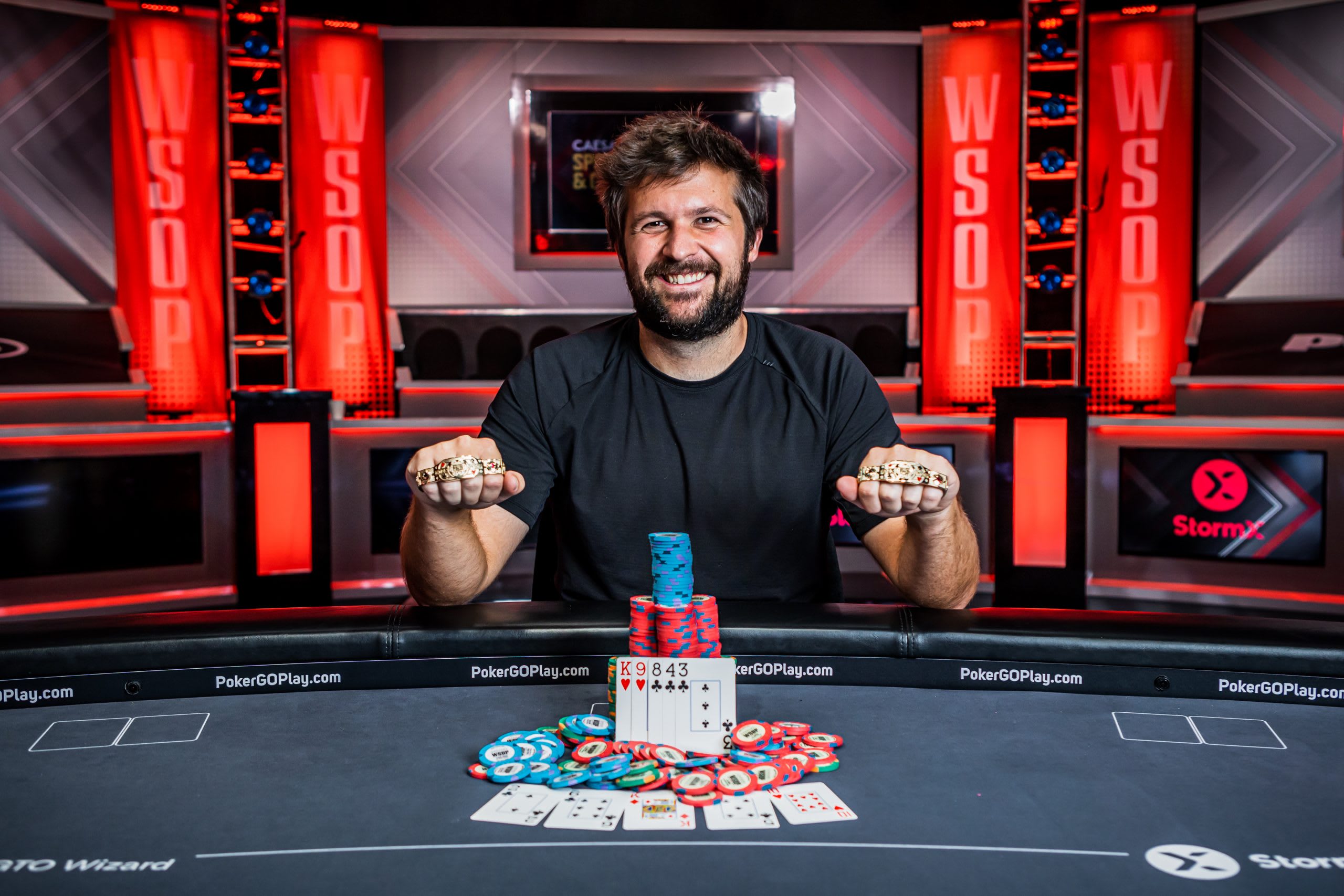 Eveslage es el primer bicampeón de la WSOP 2023
