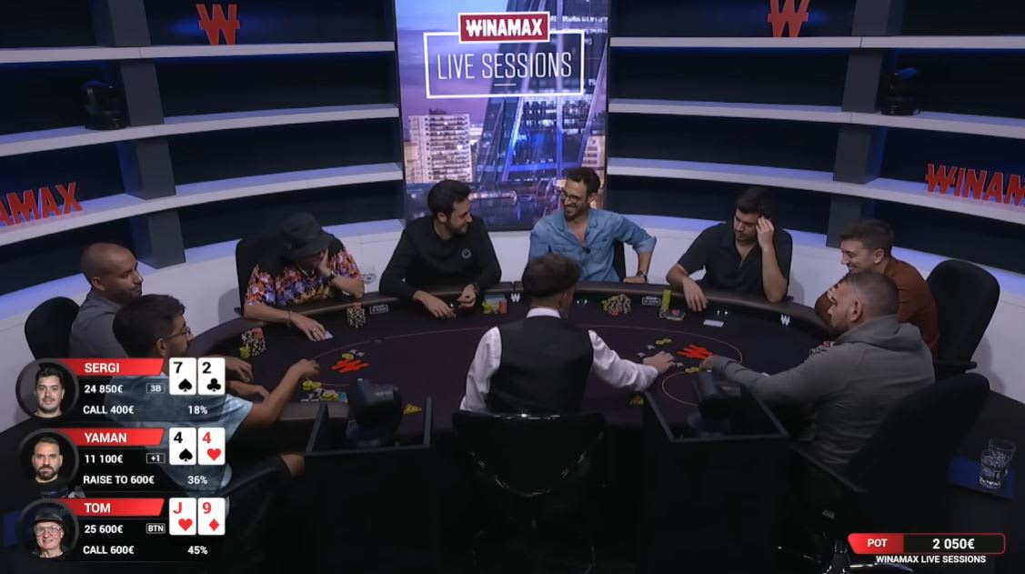 El cash con los sharks españoles termina con un episodio de infarto