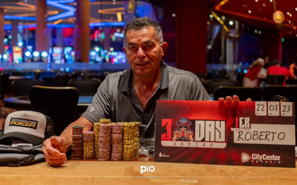 Roberto Cáceres ganó el Three Day Series en Rosario
