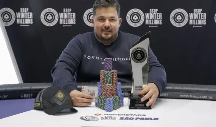 Medeiros se llevó el SHR del BSOP Winter Millions